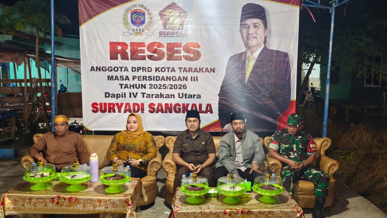Reses Anggota DPRD Kota Tarakan Masa Persidangan III Tahun Sidang 2025/2026 Daerah Pemilihan Tarakan Utara